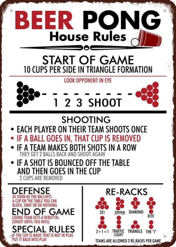 Can you hit the ball in beer pong