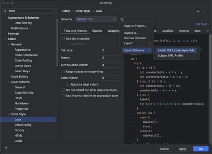 How do I organize my code in IntelliJ