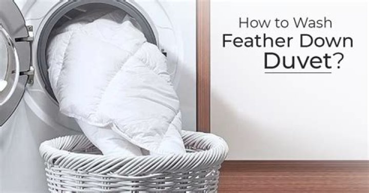 How do you wash a feather blanket