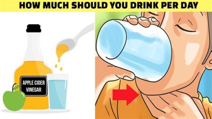 How much vinegar should you drink