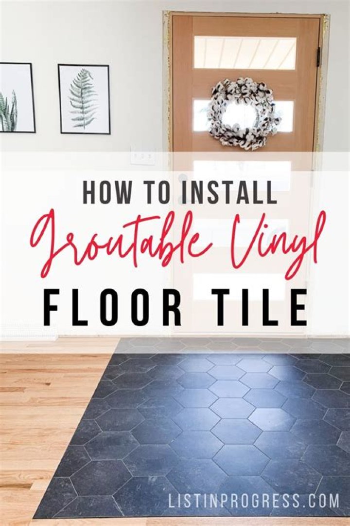 How thick is Groutable vinyl tile