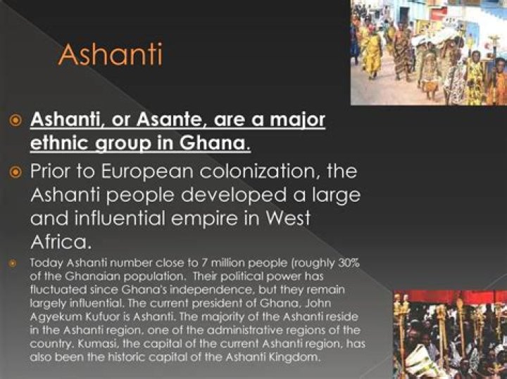 What are Ashanti people known for