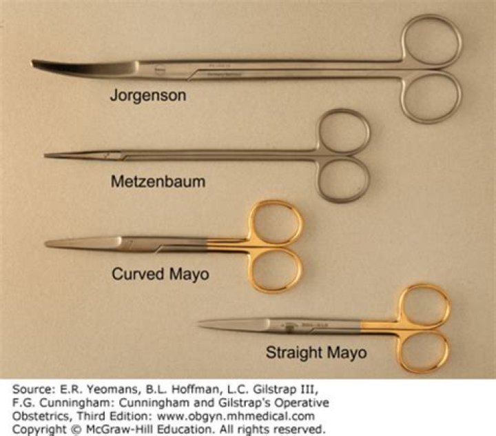 What are surgical scissors called