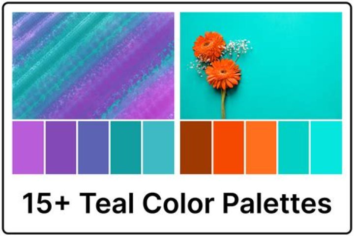 What colors go well with teal