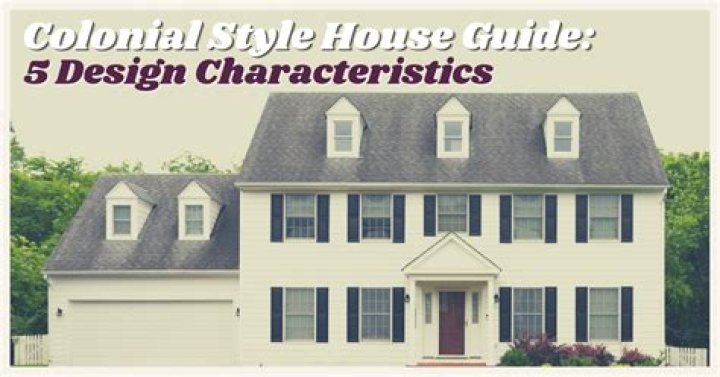 What defines colonial-style house