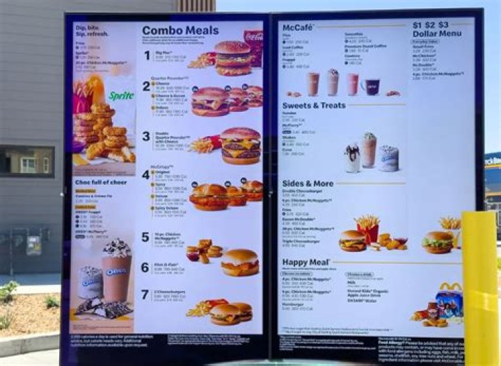 What is on McDonalds $1 menu