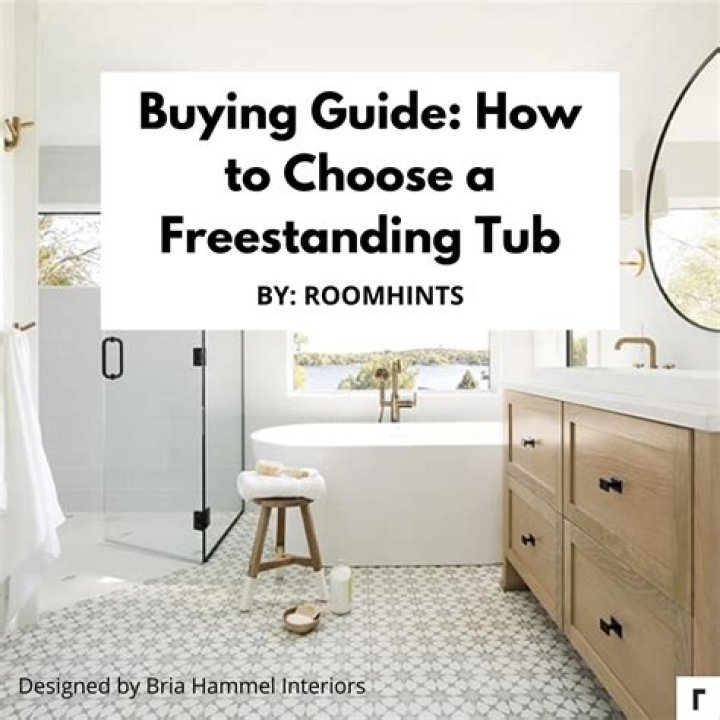 What should I look for when buying a freestanding tub