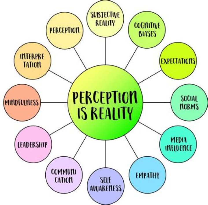 WHO said 90 of reality perception